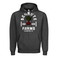 Charcoal Heather the office schrute farms premium Zipper Hoodie - artisFamous