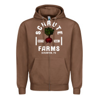 Chestnut the office schrute farms premium Zipper Hoodie - artisFamous