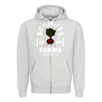 Dove Grey the office schrute farms premium Zipper Hoodie - artisFamous