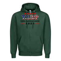 Sports Green donald trump 2024 take america back election Zipper Hoodie - artisFamous