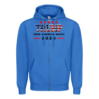 True Royal donald trump 2024 take america back election Zipper Hoodie - artisFamous