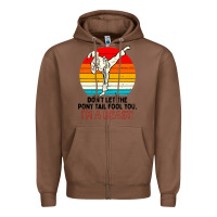 Chestnut karate girl kick Zipper Hoodie - artisFamous