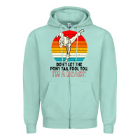 Seafoam karate girl kick Zipper Hoodie - artisFamous