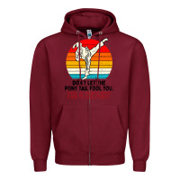 Burgundy karate girl kick Zipper Hoodie - artisFamous
