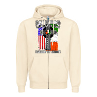 Sandshell irish by blood american Zipper Hoodie - artisFamous