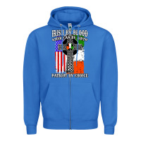 True Royal irish by blood american Zipper Hoodie - artisFamous