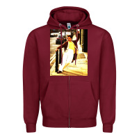 Burgundy jonathan bailey dancing Zipper Hoodie - artisFamous