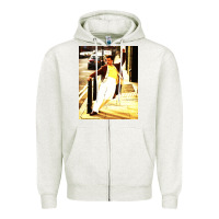 Oatmeal Heather jonathan bailey dancing Zipper Hoodie - artisFamous