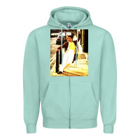 Seafoam jonathan bailey dancing Zipper Hoodie - artisFamous