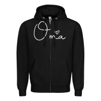 Black oma gift for women mother's day gifts for grandma t shirt Zipper Hoodie - artisFamous