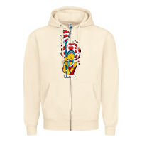 Sandshell mushroom Zipper Hoodie - artisFamous