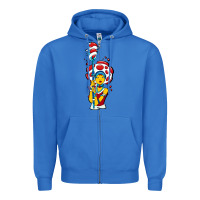 True Royal mushroom Zipper Hoodie - artisFamous