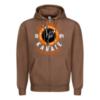 Chestnut old school all valley karate championship retro Zipper Hoodie - artisFamous
