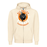 Sandshell old school all valley karate championship retro Zipper Hoodie - artisFamous