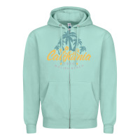 Seafoam california malibu beach Zipper Hoodie - artisFamous