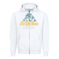 White california malibu beach Zipper Hoodie - artisFamous
