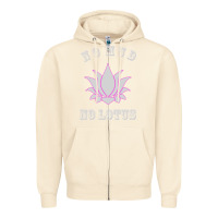 Sandshell no mud no lotus tee buddha buddhist yoga Zipper Hoodie - artisFamous