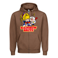 Chestnut rainbow brite Zipper Hoodie - artisFamous