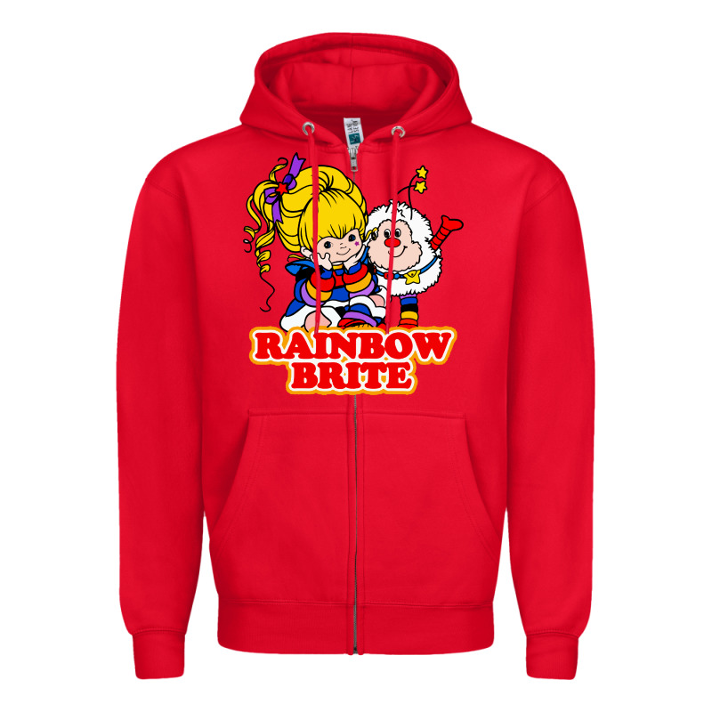 Rainbow Brite Zipper Hoodie by artisFamous | Teevron