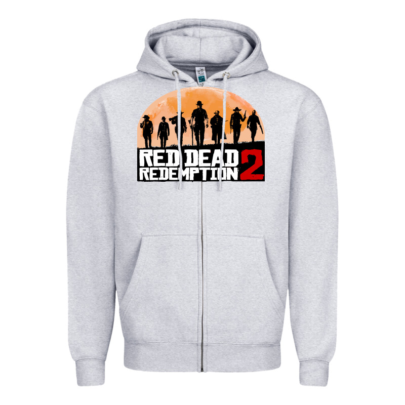 Red Dead Redemption Zipper Hoodie by artisFamous | Teevron