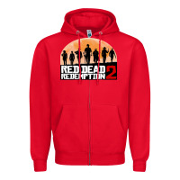 Red red dead redemption Zipper Hoodie - artisFamous