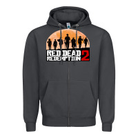 Smoke red dead redemption Zipper Hoodie - artisFamous