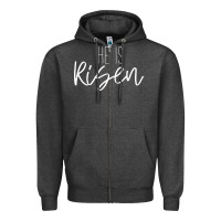 Charcoal Heather easter religious bible verse Zipper Hoodie - artisFamous