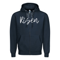 Navy easter religious bible verse Zipper Hoodie - artisFamous
