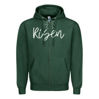 Sports Green easter religious bible verse Zipper Hoodie - artisFamous