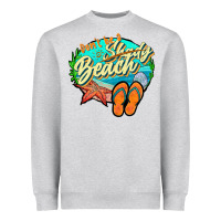 Heather Grey dont be a shady beach 2 Heavyweight Sweatshirt - JahusDesignShop