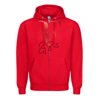 Red rf federer Zipper Hoodie - artisFamous