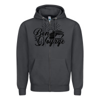 Smoke cruise ship bon voyage Zipper Hoodie - artisFamous