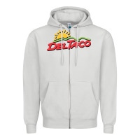 Dove Grey del taco Zipper Hoodie - artisFamous