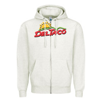 Oatmeal Heather del taco Zipper Hoodie - artisFamous