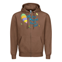Chestnut seuss oh the places you’ll go Zipper Hoodie - artisFamous