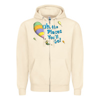 Sandshell seuss oh the places you’ll go Zipper Hoodie - artisFamous
