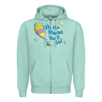 Seafoam seuss oh the places you’ll go Zipper Hoodie - artisFamous