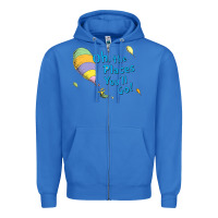 True Royal seuss oh the places you’ll go Zipper Hoodie - artisFamous