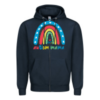 Autism Mama Zipper Hoodie | Teevron