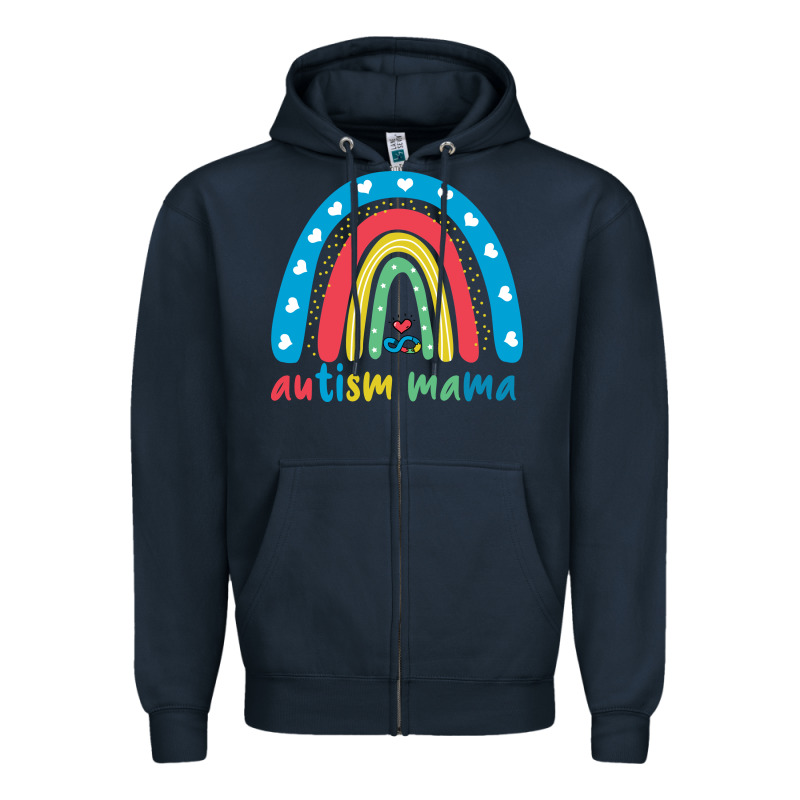 Autism Mama Zipper Hoodie by artisFamous | Teevron