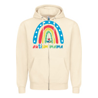 Sandshell Autism Mama Zipper Hoodie - artisFamous
