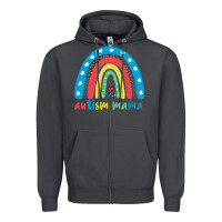 Smoke Autism Mama Zipper Hoodie - artisFamous