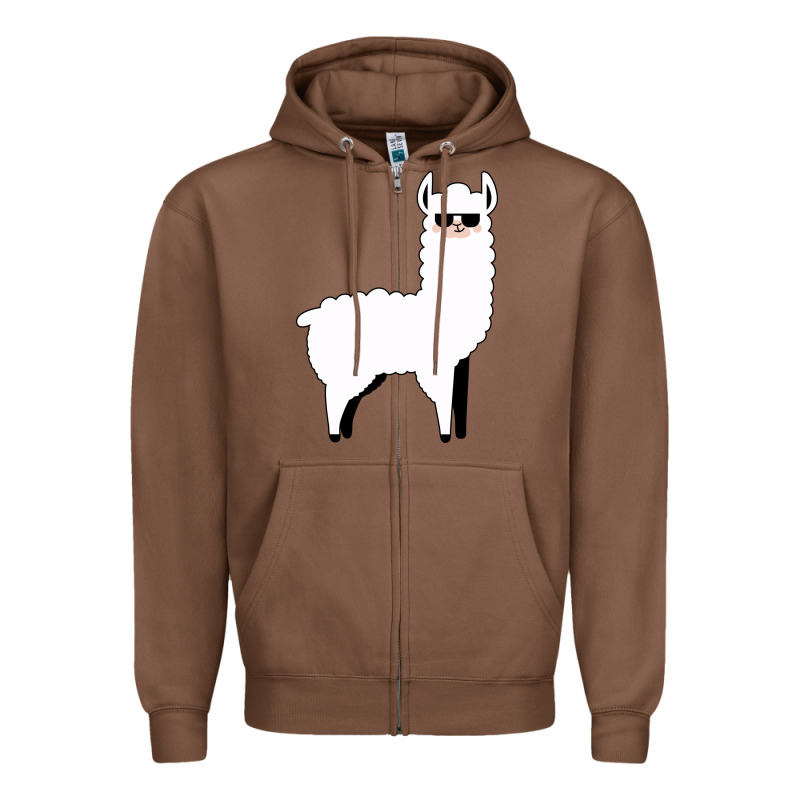 Llama Zipper Hoodie by artisFamous | Teevron
