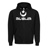 Black muslim Zipper Hoodie - artisFamous