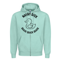 Seafoam nanny duck quack quack quack Zipper Hoodie - artisFamous