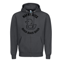 Smoke nanny duck quack quack quack Zipper Hoodie - artisFamous