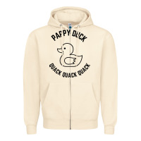 Sandshell pappy duck quack quack quack Zipper Hoodie - artisFamous