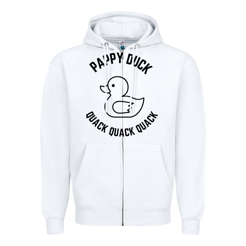 Pappy Duck Quack Quack Quack Zipper Hoodie by artisFamous | Teevron