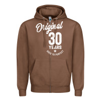 Chestnut 30 Year Old Gift | 30th Birthday Gift Ideas - Mens and Womens Zipper Hoodie - artisFamous