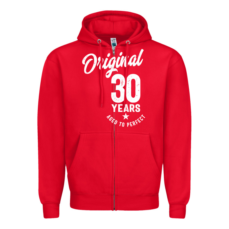 30 Year Old Gift | 30th Birthday Gift Ideas - Mens And Womens Zipper Hoodie by artisFamous | Teevron